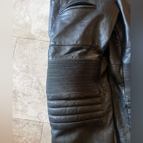 Vintage genuine leather womens snowmobile pants size small - Picture 3 of 6